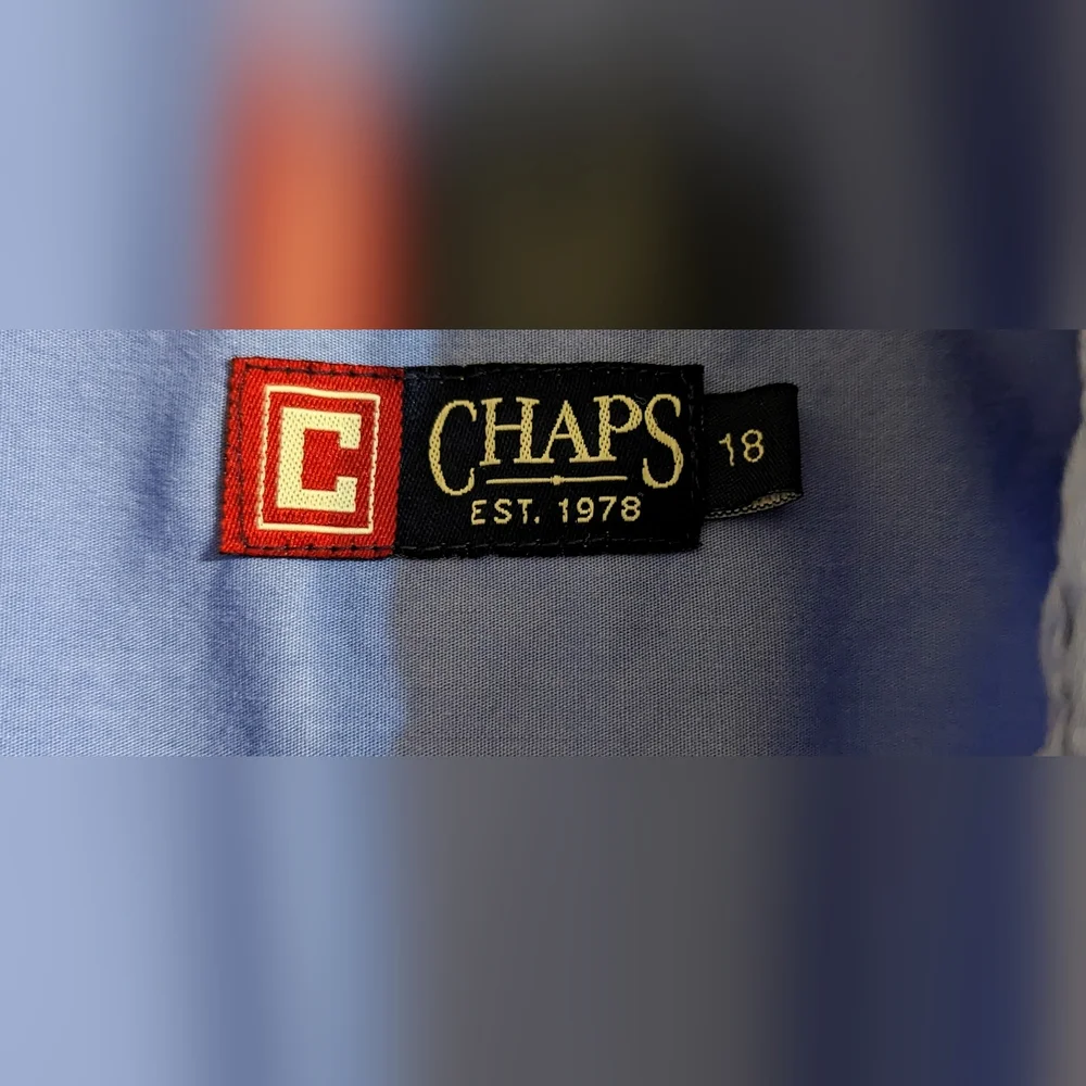 💥5 for 25💥💜HP💜Chaps dress shirts Boys size 18 lot of 2 - Picture 5 of 14